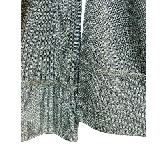 Boston Proper Full Zip Hoodie Long Sleeve Jacket Gray Bling Spatkle Med - Picture 7 of 10